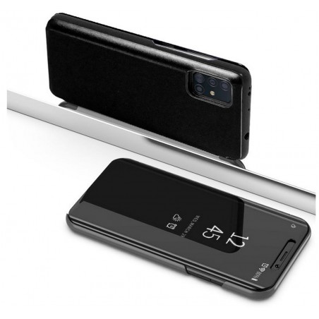 Funda Flip Cover Clear View para Samsung Galaxy S20 color Negra