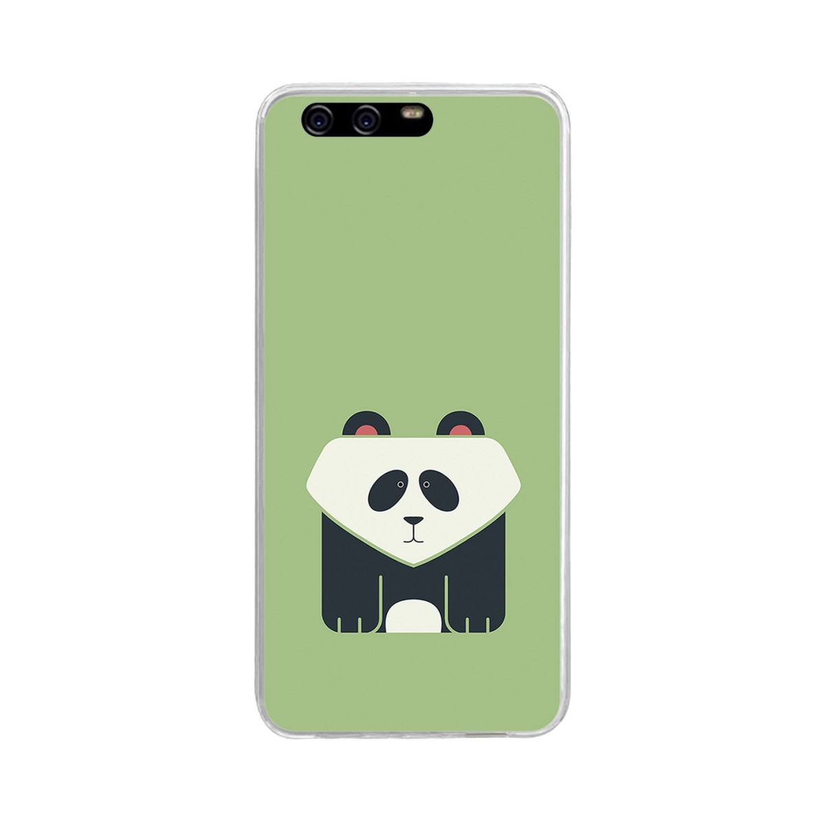 Funda Gel Tpu para Huawei P10 Plus Diseño Panda Dibujos