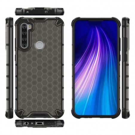 Funda Tipo Honeycomb Armor (Pc+Tpu) Negra para Xiaomi Redmi Note 8T