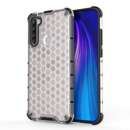 Funda Tipo Honeycomb Armor (Pc+Tpu) Transparente para Xiaomi Redmi Note 8T