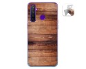 Funda Gel Tpu para Realme 5 Pro diseño Madera 02 Dibujos