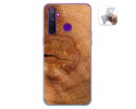 Funda Gel Tpu para Realme 5 Pro diseño Madera 04 Dibujos