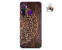 Funda Gel Tpu para Realme 5 Pro diseño Madera 06 Dibujos