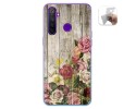Funda Gel Tpu para Realme 5 Pro diseño Madera 08 Dibujos