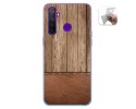 Funda Gel Tpu para Realme 5 Pro diseño Madera 09 Dibujos