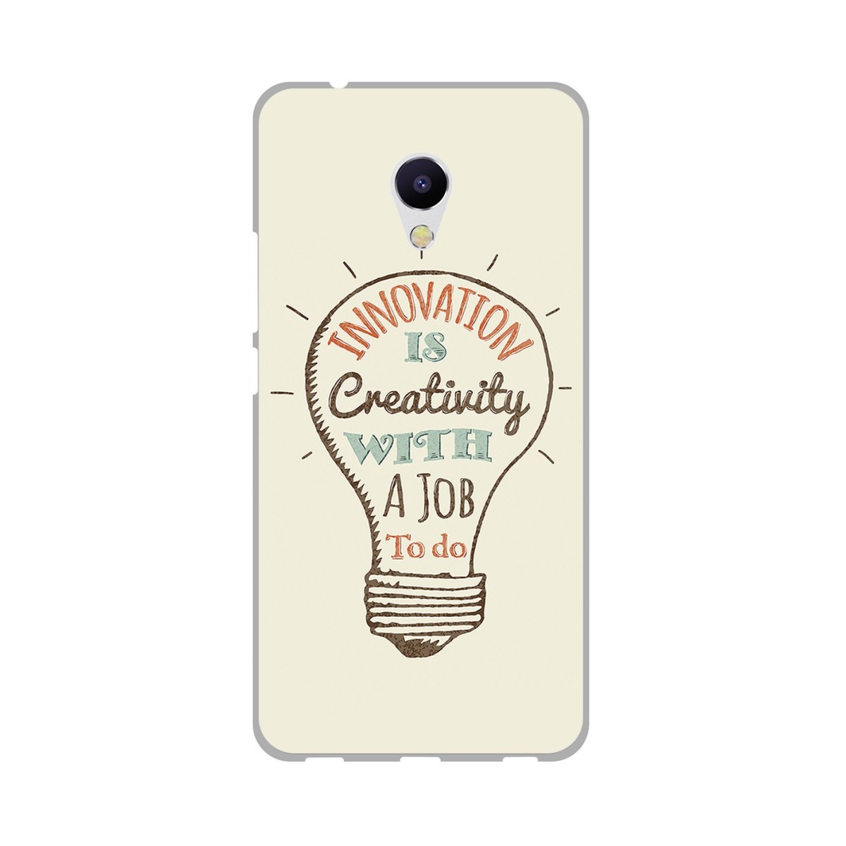 Funda Gel Tpu para Meizu M5S Diseño Creativity Dibujos