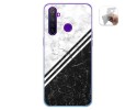 Funda Gel Tpu para Realme 5 Pro diseño Mármol 01 Dibujos