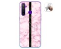 Funda Gel Tpu para Realme 5 Pro diseño Mármol 04 Dibujos