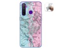 Funda Gel Tpu para Realme 5 Pro diseño Mármol 08 Dibujos