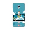 Funda Gel Tpu para Meizu M5S Diseño Cohete Dibujos