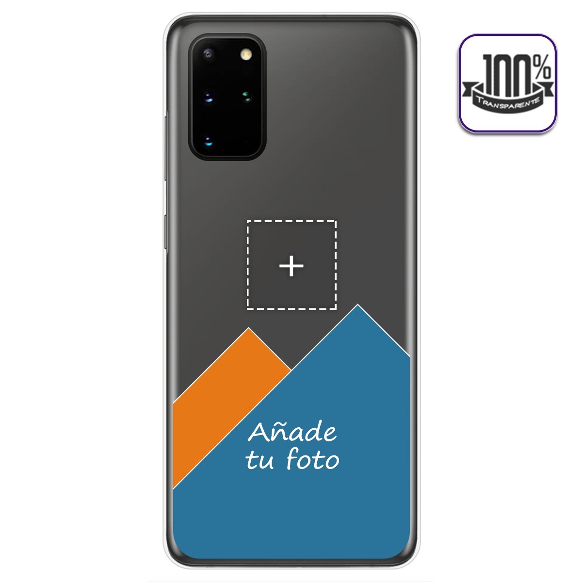 Personaliza tu Funda Gel 100% Transparente con tu Fotografia para Samsung Galaxy S20+ Plus dibujo personalizada