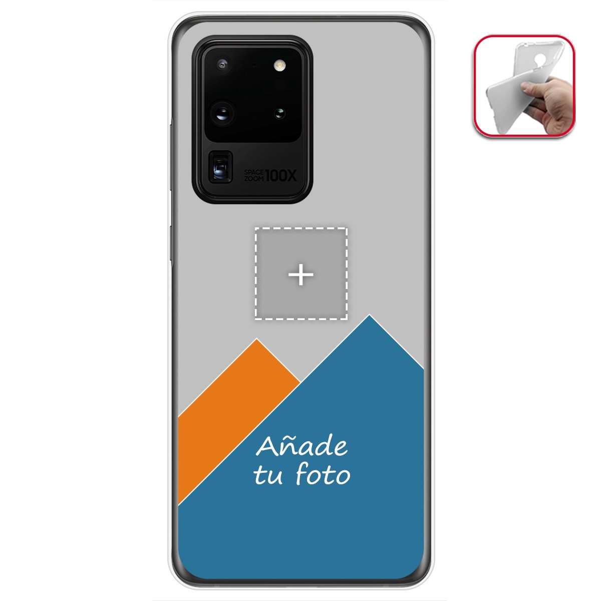 Personaliza tu Funda Gel Mate con tu Fotografia para Samsung Galaxy S20 Ultra dibujo personalizada