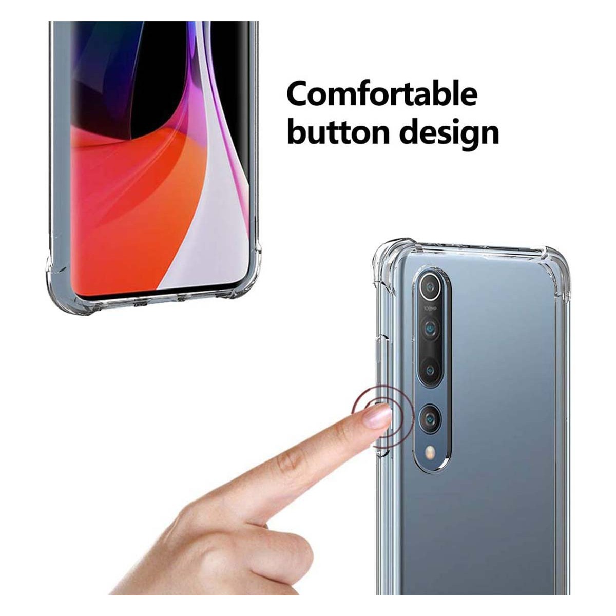 Funda Gel Tpu Anti-Shock Transparente para Xiaomi Mi 10 / Mi 10 Pro