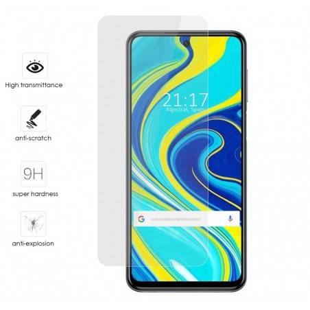Protector Cristal Templado para Xiaomi Redmi Note 9S Vidrio