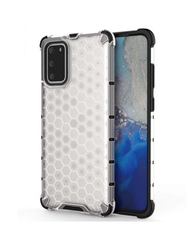 Funda Tipo Honeycomb Armor (Pc+Tpu) Transparente para Samsung Galaxy S20+ Plus