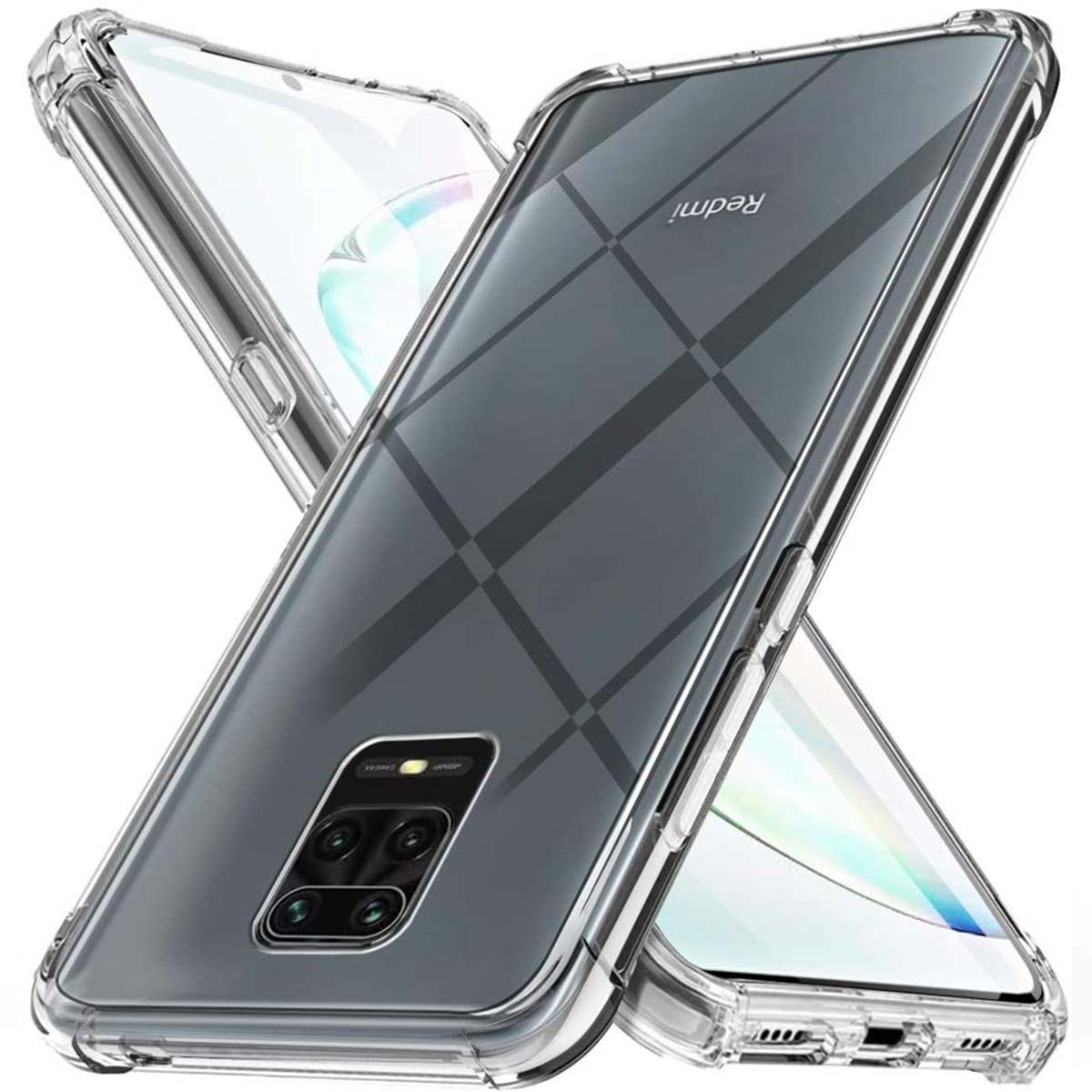 Funda Gel Tpu Anti-Shock Transparente para Xiaomi Redmi Note 9S