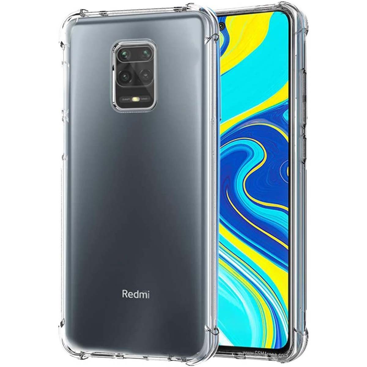 Funda Gel Tpu Anti-Shock Transparente para Xiaomi Redmi Note 9S