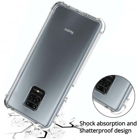 Funda Gel Tpu Anti-Shock Transparente para Xiaomi Redmi Note 9S