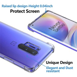 Funda Gel Tpu Anti-Shock Transparente para Oneplus 8 Pro 2