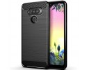 Funda Gel Tpu Tipo Carbon Negra para LG K50S