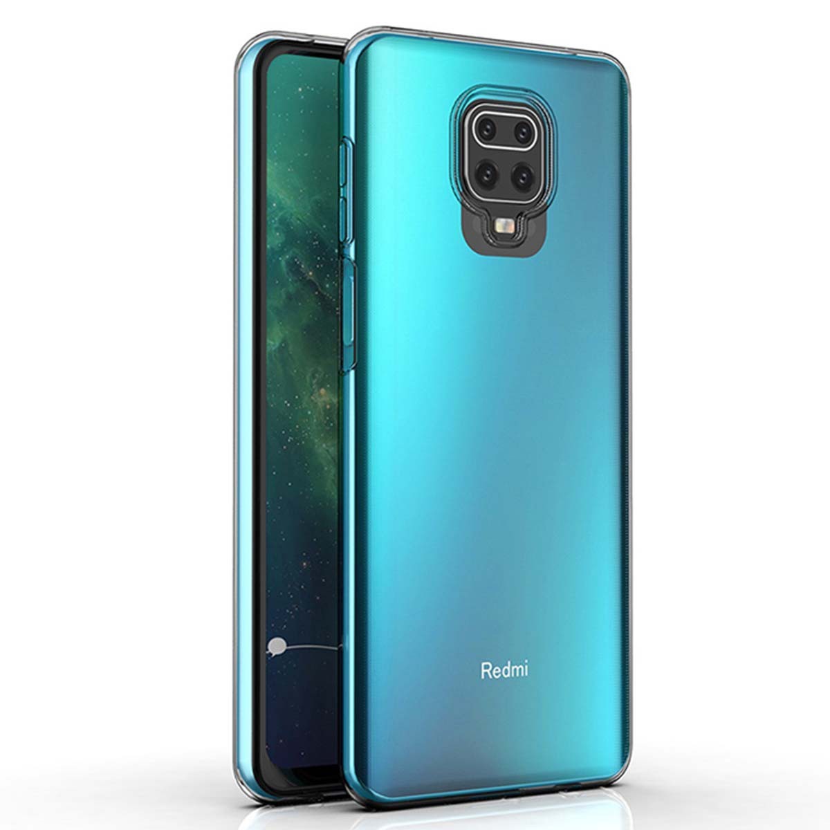 Funda Gel Tpu Fina Ultra-Thin 0,5mm Transparente para Xiaomi Redmi Note 9S