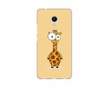 Funda Gel Tpu para Meizu M5S Diseño Jirafa Dibujos