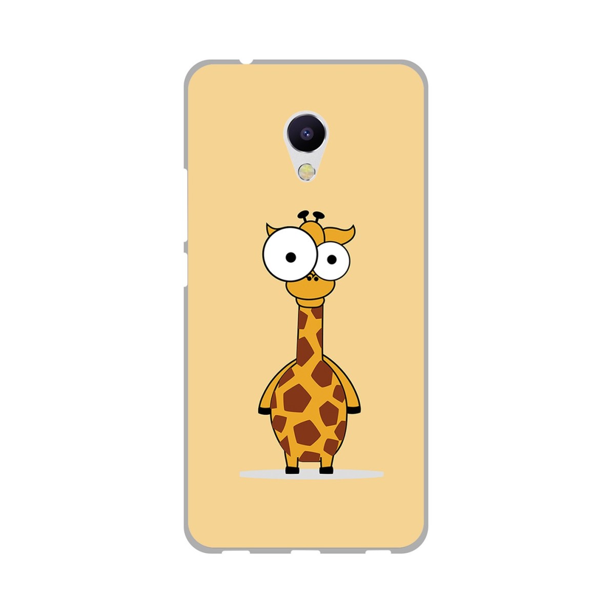 Funda Gel Tpu para Meizu M5S Diseño Jirafa Dibujos