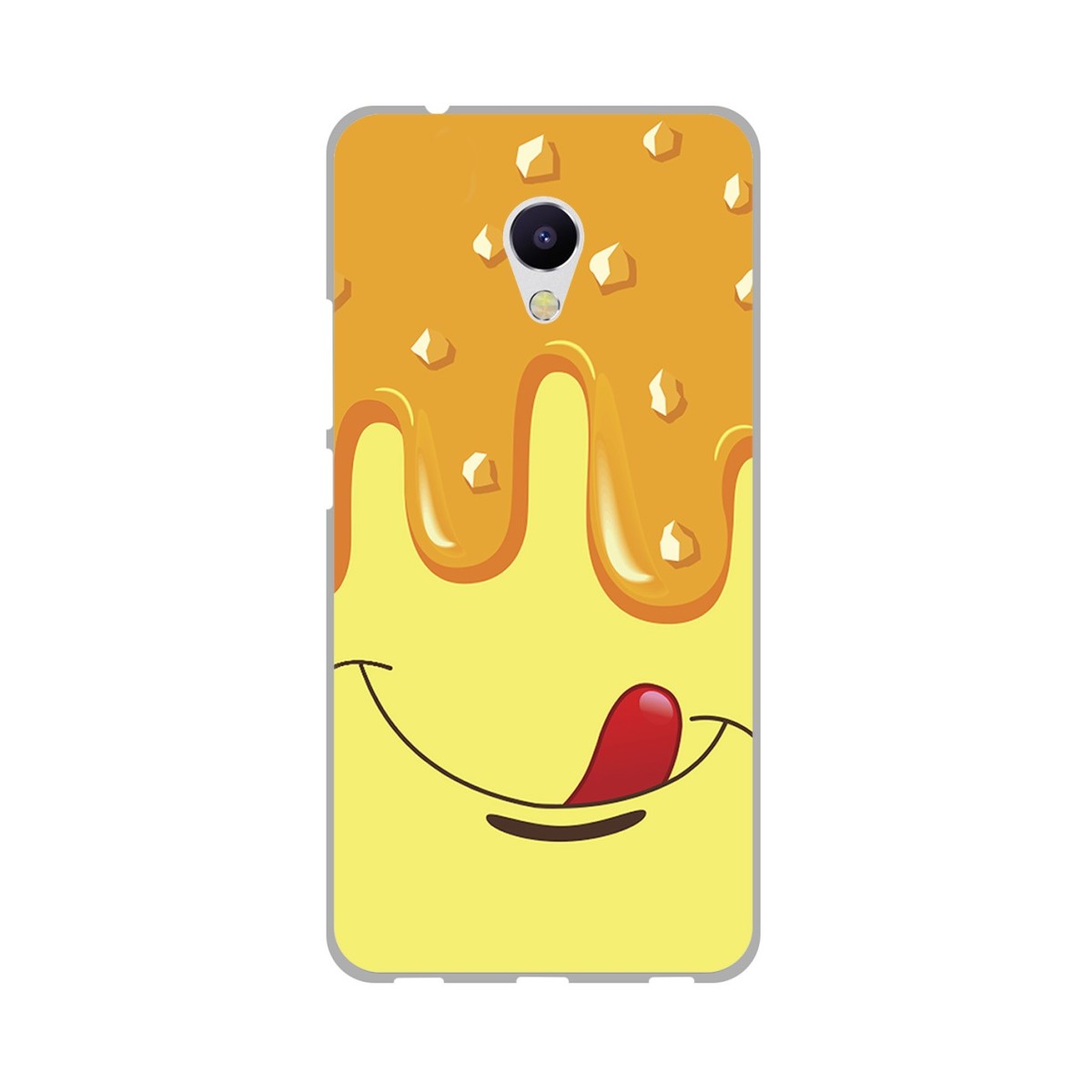 Funda Gel Tpu para Meizu M5S Diseño Helado Vainilla Dibujos