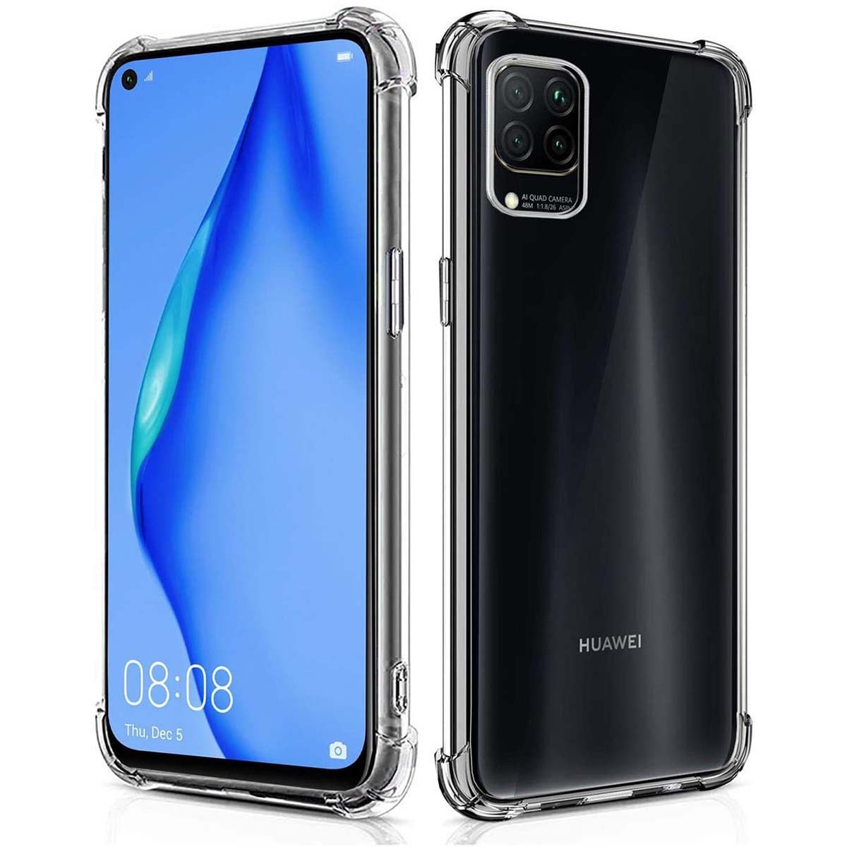 Funda Gel Tpu Anti-Shock Transparente para Huawei P40 Lite