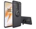Funda Magnetica Soporte con Anillo Giratorio 360 para OnePlus 8 Pro Negra