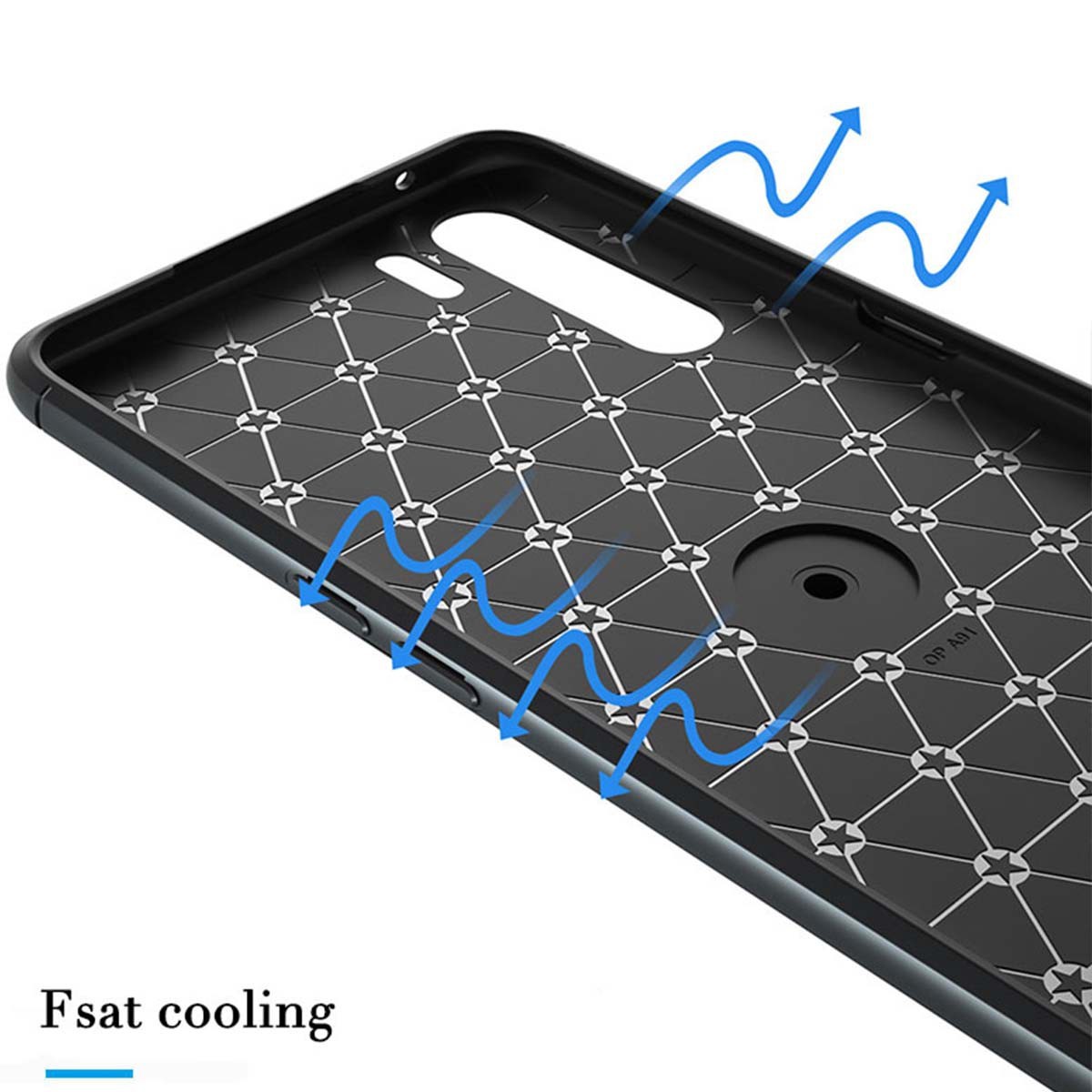 Funda Magnetica Soporte con Anillo Giratorio 360 para Oppo A91 Azul