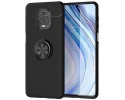 Funda Magnetica Soporte con Anillo Giratorio 360 para Xiaomi Redmi Note 9S / Note 9 Pro Negra