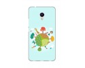 Funda Gel Tpu para Meizu M5S Diseño Familia Dibujos
