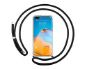 Funda Colgante Transparente para Huawei P40 Pro con Cordon Negro