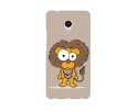 Funda Gel Tpu para Meizu M5S Diseño Leon Dibujos