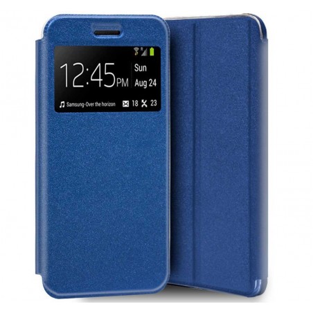 Funda Libro Soporte con Ventana para Alcatel 1B 2020 Color Azul