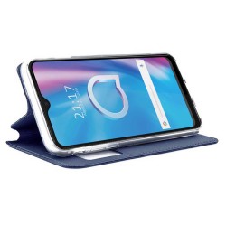 Funda Libro Soporte con Ventana para Alcatel 1S 2020 / 3L 2020 Color Azul 2