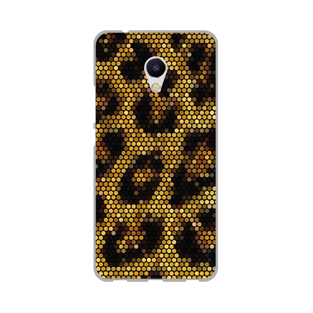 Funda Gel Tpu para Meizu M5S Diseño Leopardo Dibujos