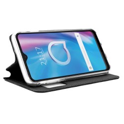 Funda Libro Soporte con Ventana para Alcatel 1S 2020 / 3L 2020 Color Negra 2