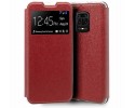 Funda Libro Soporte con Ventana para Xiaomi Redmi Note 9S / Note 9 Pro Color Roja