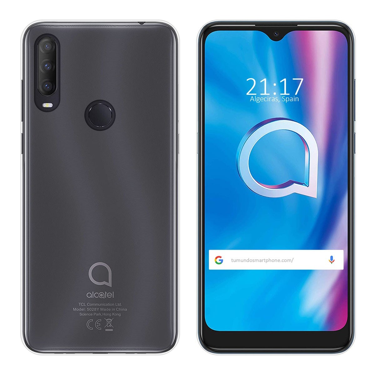 Funda Silicona Gel TPU Transparente para Alcatel 1S 2020 / 3L 2020