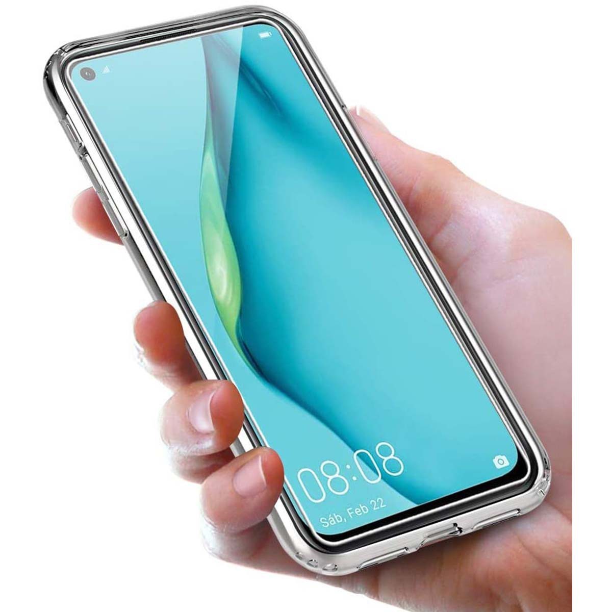 Funda Silicona Gel TPU Transparente para Huawei P40 Lite