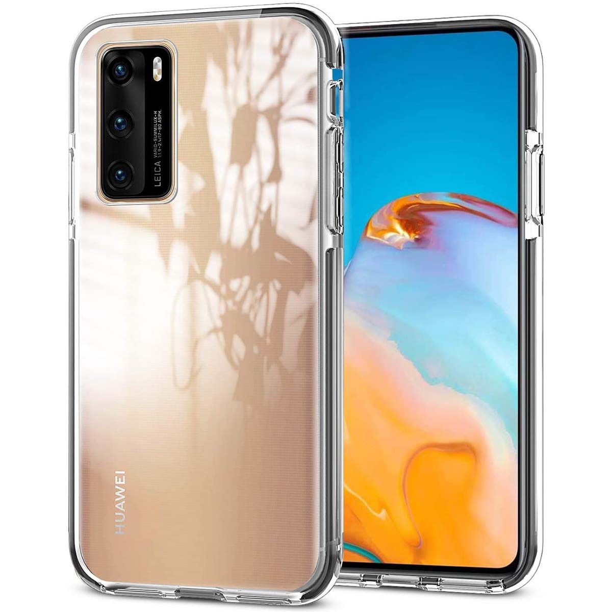 Funda Silicona Gel TPU Transparente para Huawei P40 Pro