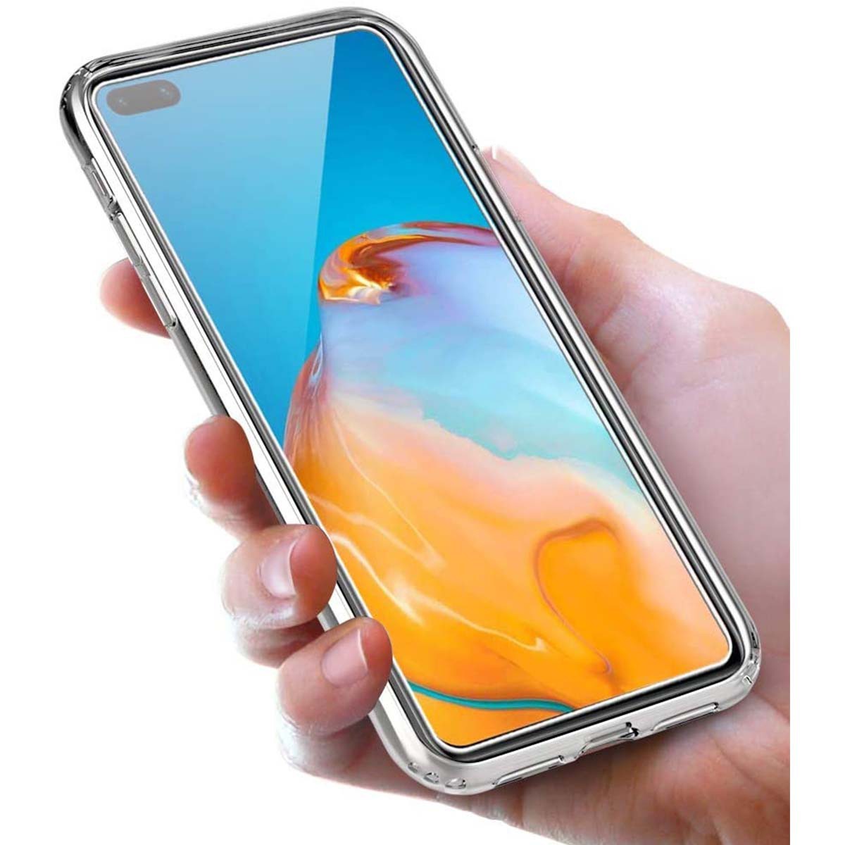 Funda Silicona Gel TPU Transparente para Huawei P40 Pro