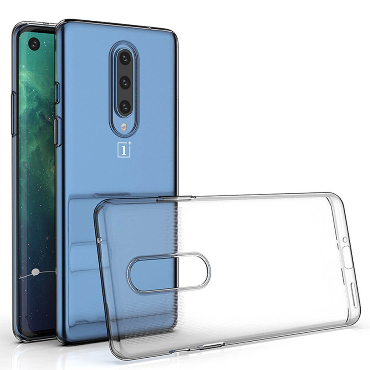 Funda Silicona Gel TPU Transparente para OnePlus 8