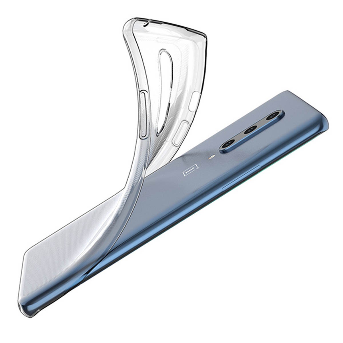 Funda Silicona Gel TPU Transparente para OnePlus 8