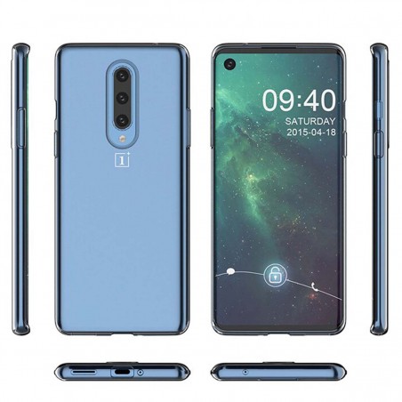 Funda Silicona Gel TPU Transparente para OnePlus 8