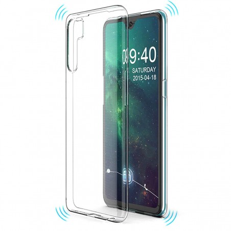 Funda Silicona Gel TPU Transparente para Oppo A91