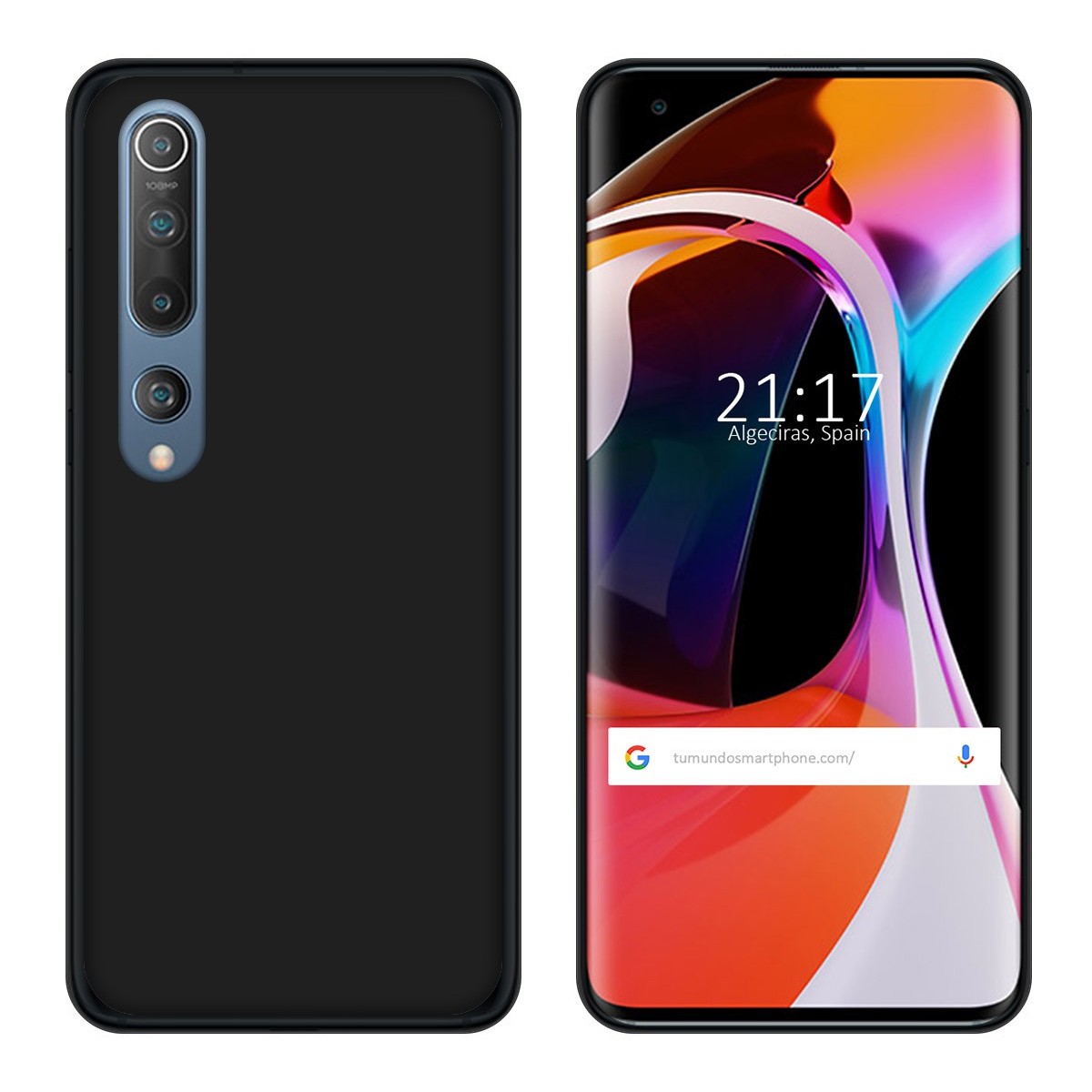 Funda Silicona Gel TPU Negra para Xiaomi Mi 10 / Mi 10 Pro