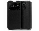 Funda Libro Soporte con Ventana para Xiaomi Redmi Note 9S / Note 9 Pro Color Negra
